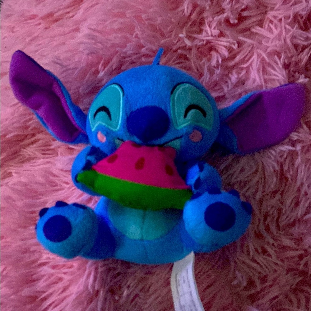 Disney Blue and Purple Stitch Stuffed Animal